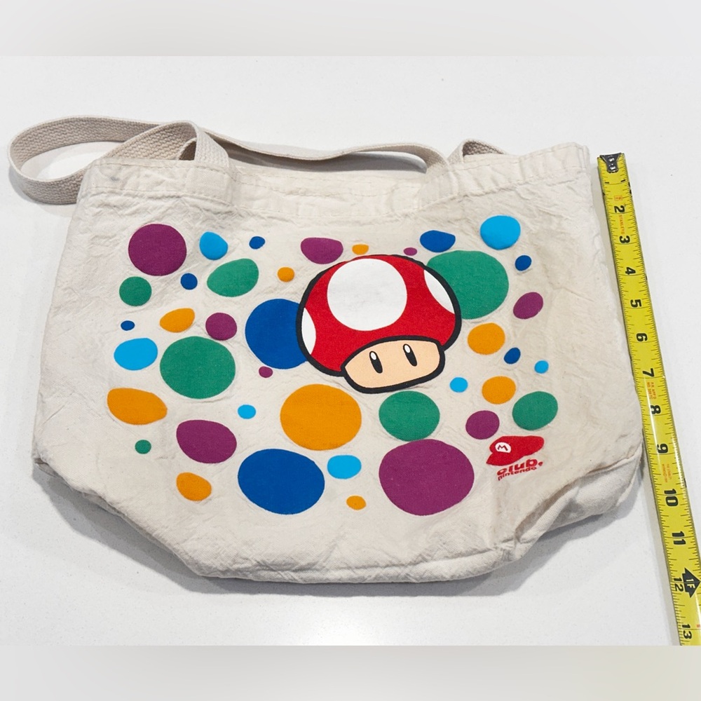 Limited Edition Club Nintendo Super Mario Mushroom Tote Bag - Picture 9 of 9